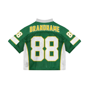 Camiseta de fútbol recortada de poliéster 100% personalizada, impresión Digital, malla de secado rápido, camiseta cuadrada de gran tamaño, camisetas de fútbol de estilo para hombres - Product Image 2