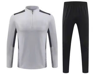 Conjunto de chándal para hombre, Sudadera con capucha atlética de tela transpirable ligera de ajuste regular y joggers para entrenamiento y ropa informal - Product Image 4