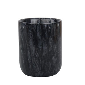 Organizador de baño moderno hecho a mano, soporte para cepillo de dientes de mármol blanco Natural, elegante, acanalado, de lujo, minimalista, esencial diario - Product Image 5