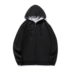 Sudadera con Capucha de Forro Polar de Algodón Orgánico para Hombre, Bordada, con Logotipo Personalizado, de Alta Calidad, Transpirable y de Secado Rápido - Product Image 3