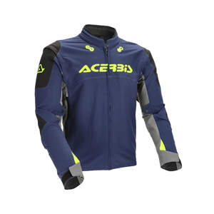 Chaqueta de Motociclismo Acerbis Rally Race, Transpirable, Resistente al Viento, Cuero Genuino Oxford, Bordado Personalizado Impreso, Homologada - Product Image 1