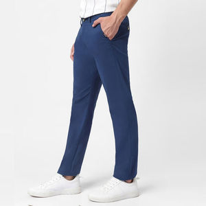Jambe droite conçu Outclass Looking Best Men Chinos Pants Drawstring Attached Pocket pantalon pour hommes droit incurvé rayé - Product Image 2