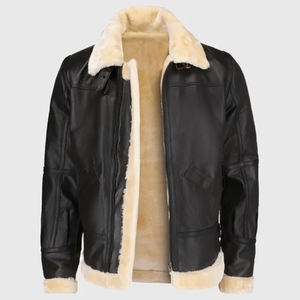 Abrigos de Piel Marrón para Hombre Más Vendidos, Traje de Cuero de Primera Calidad, Transpirable, los Mejores Abrigos de Piel para Hombre - Product Image 2