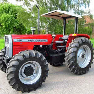 Tractor Massey Ferguson MF 390 y equipos agrícolas-Tractores Massey Ferguson 4WD bastante usados