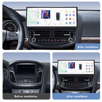 DUDUAUTO Car-play Navigation Écran de voiture Autoradio Lecteur multimédia intelligent 360 pour Ford Focus 2012-2018