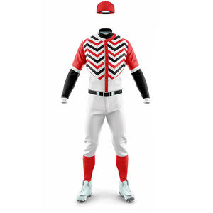Uniformes de béisbol transpirables personalizados con el mejor diseño, nuevos conjuntos famosos con impresión personalizada en blanco - Product Image 3