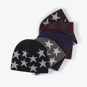 Meilleur Bonnet en laine unisexe épaissie en gros Chapeau sans bord froid extérieur chaud tricoté hiver Sequin broderie tête réglable - Product Image 1