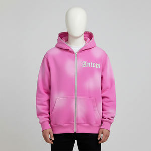 Térmica 2024 OEM superventas de alta calidad de encargo pesado 100% algodón invierno bordado ácido lavado sudaderas con capucha de los hombres - Product Image 2