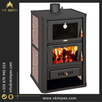 Cheminée à bois autoportante en acier au design unique 2024, consommation de combustible de 6,3 kg/h, utilisation en intérieur, hôtel, villa, 20 KW