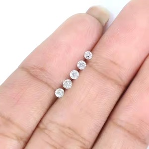 เพชรทรงกลมทรงหลวมธรรมชาติสีขาว0.50 CT เพชรทรงกลมขนาด5มม. ส่งออกอินเดีย - Product Image 3