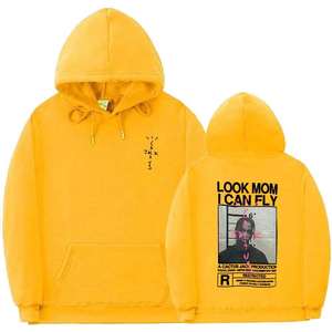 Sweat à capuche unisexe en molleton 100% coton, best-seller, XS, logo personnalisé double face, sérigraphie, coupe-vent, respirant - Product Image 4