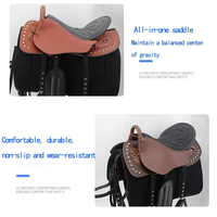 Selle d'équitation personnalisée avec Logo imprimé, nouveau Design, léger, vente en gros