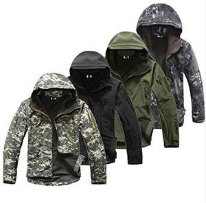 2024 chaqueta impermeable de concha suave para hombre, Abrigo con capucha, forro polar bordado, trabajo de invierno, venta al por mayor, estándar internacional a granel - Product Image 2