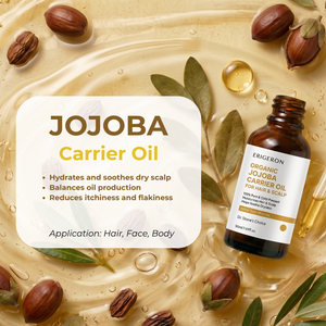 Aceite de Jojoba Natural Prensado en Frío de Corea, Fórmula Personalizada para el Cuidado del Cabello y la Piel con Ingredientes de Origen Vegetal, Belleza Natural - Product Image 1