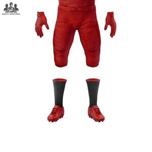 Ensemble d'uniformes de football américain en gros |   Pantalons en jersey respirants sur mesure, grandes tailles |   Court |   Vêtements de sport d'équipe |   Fabricant OEM - Product Image 5