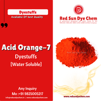 Produsen & eksportir pewarna matahari merah kedua oranye asam jeruk 7 standar India dan mentah keduanya tersedia
