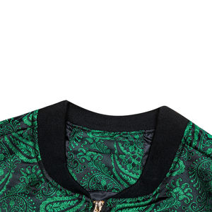 Nuevo hecho a medida Pakistán venta al por mayor sólido frente Letterman satén hombres Casual poliéster bombardero Varsity chaqueta primavera a prueba de viento - Product Image 5