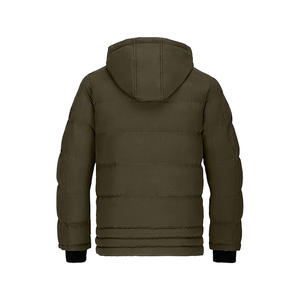 Venta al por mayor chaqueta Puffer logotipo personalizado OEM impreso de alta calidad chaqueta de invierno personalizada para los hombres burbuja Puffer chaqueta con bolsillos - Product Image 6