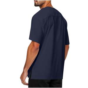T-shirts pour hommes à épaules tombantes surdimensionnés de haute qualité 100% coton 280 GSM imprimé col rond coupe ample T-shirt surdimensionné pour hommes - Product Image 6
