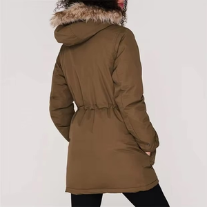 Femmes Nouveau style Logo personnalisé Veste à capuche à manches longues en peau de mouton Coton Séchage rapide Respirant Hiver Confortable Élégant - Product Image 4