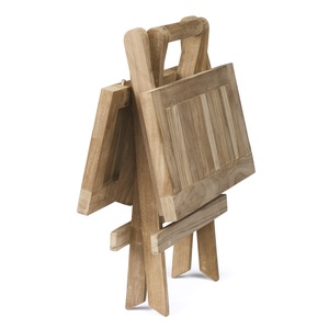 Table de pique-nique d'été en teck carré - Product Image 4