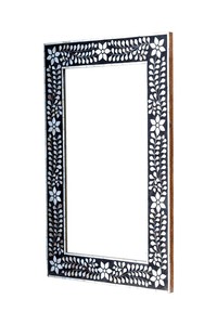 Cadre en bois décoratif moderne personnalisable en résine 7x5 imprimé 2 couleurs pour décoration murale réfléchissante d'Inde - Product Image 2