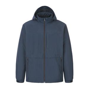 Chaqueta polar reversible anti-uv para hombre con bordado de leopardo impermeable y transpirable - Product Image 1