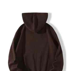 เสื้อฮู้ดมีซิปสำหรับผู้ชาย, เสื้อสเวตเชิ้ตผ้าฝ้ายมีฮู้ดโอเวอร์ไซส์มีสไตล์สตรีทแวร์น้ำหนักเบาอบอุ่นใส่ได้ทุกเพศ - Product Image 3