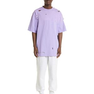 Transpirable desgastado Ringer hombres 100% algodón camisetas impresión personalizada Casual ligero media manga verano moda de gran tamaño - Product Image 5