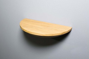 Estante de pared medio redondo Natural, estantes de almacenamiento montados en la pared para el hogar, hoteles, sala de estar, cocina, baño, accesorios de decoración del hogar - Product Image 2