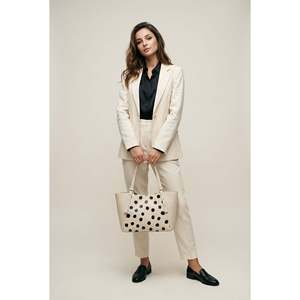 Borsa a Spalla Strutturata in Vera Pelle Dollaro Made in Italy Moda-Arte Femminile VIDOT7 - Product Image 2