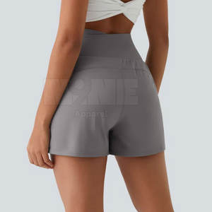 กางเกงขาสั้นผู้หญิงคุณภาพสูงรุ่นใหม่ล่าสุด สวมใส่สบาย เอวยางยืด ระบายอากาศได้ดี ผ้าฝ้าย 100% ราคาสุดคุ้ม - Product Image 2