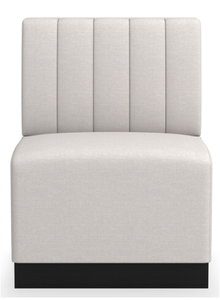 Sofá moderno de cuero de un solo diseño, muebles tapizados para sala de estar en tela de terciopelo para el hogar y hoteles - Product Image 2