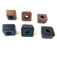 Tapa Cuadrada de Madera Personalizada YUESHEN 28/410 para Difusor de Aromaterapia, Piezas Mecanizadas CNC de Fresno