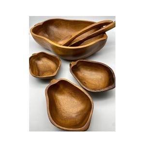 Bol à fruits en bambou naturel poli, design personnalisable, léger, pour la décoration de la maison, la salle à manger, la cuisine, bols bohèmes faits à la main - Product Image 5