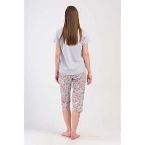 Combinaison de nuit ovale à manches courtes et col rond pour femmes - Product Image 2