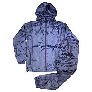 Chándal Cortavientos Arrugado de Moda Urbana al por Mayor, Diseño de Logotipo Personalizado, 100% Poliéster, Conjunto de Dos Piezas, Chándal Transpirable para Hombre - Product Image 1