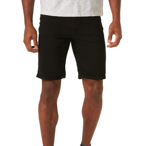 Short en jean de haute qualité pour hommes-Short de course de gymnastique en coton biologique solide et écologique avec logo et taille personnalisables - Product Image 1