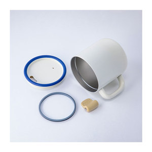 Qualité superlative Ventes parfaites Structure à double paroi Tasse mosh! Tasse à latte en acier inoxydable 430ml Flacon vide - Product Image 1