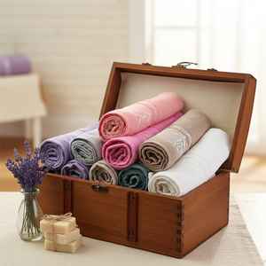 Wholesale 100% Micro Cotton Bamboo Blend Woven Hotel Bath Face <b>Towel</b> Custom Logo Ultra Soft Absorbent Home Made - Product Image 5