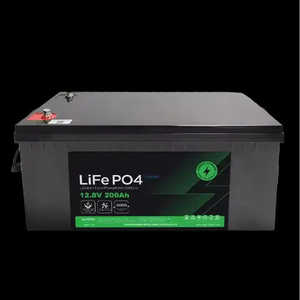 Batterie solaire à cycle profond 12V pour camping-car, 100ah-400ah, lithium Lifepo4, pour stockage d'énergie domestique, avec protection de classe IP65 - Product Image 1