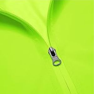 Chaqueta impermeable con capucha para hombre, ligera, a prueba de viento, activa al aire libre, logotipo personalizado, chaqueta de nailon - Product Image 3