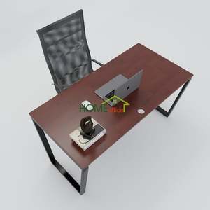 โต๊ะทำงานทรงสี่เหลี่ยมคางหมูตามหลักสรีรศาสตร์รุ่นใหม่ ขนาด 140x70 ซม. ต้องประกอบเอง - Product Image 3
