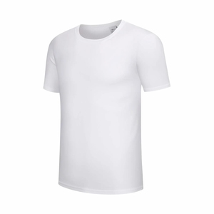 Wholesale China Customized Classic Round Neck <b>Short</b> <b>Sleeve</b> Blank <b>White</b> Plain Custom Printing T <b>shirts</b> T-<b>shirt</b> for <b>men</b> - Product Image 2