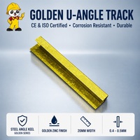 Profilé en U en acier galvanisé anti-corrosion de qualité supérieure, design industriel, gris LCE JK WA 50, pour bordure murale - Prix usine