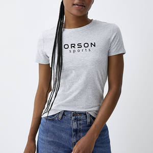 Hot Summer Sale Eco-Friendly High Quality Cropped T-Shirt Women Casual Slim Fit Breathable Jersey Fabric Print Anti-UV Custom - Product Image 2