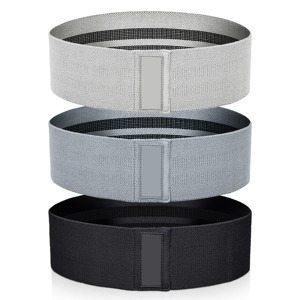 Banda de tela de bandas elásticas de resistencia circular de cadera de alta calidad para entrenamiento de fuerza - Product Image 3