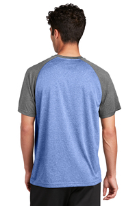 Sport-Tek Hombres 3/4 Mangas raglán Colorblock Jersey Camisetas Manga corta Heather Contender Tee Camisetas - Product Image 2