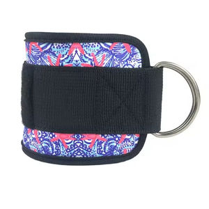 Solid Quality Neoprene Gym Ankle Straps Yellow <b>Black</b> Colors Hot Selling for Custom Design Factory Manufactured for Protection - Product Image 1