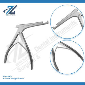 Os Rongeur Kerrison 2mm Hôpital Médical Haute Qualité En Acier Inoxydable Opérant Instruments Chirurgicaux Fabricant Pakistan - Product Image 3